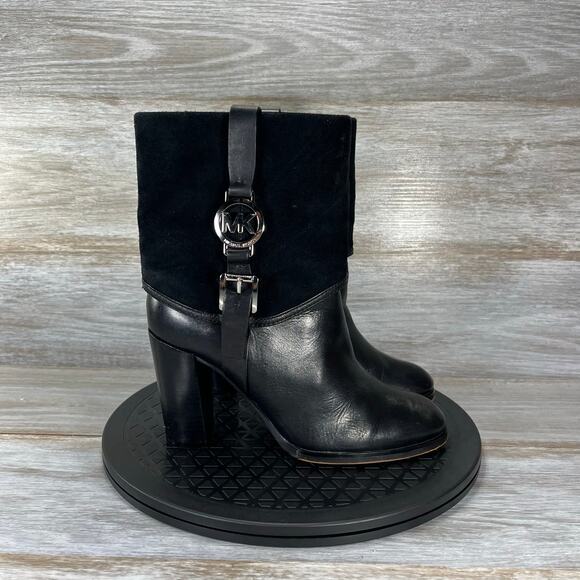Michael Kors Women’s Fulton Signature Logo Harness Boots Size 7 M - Picture 5 of 10